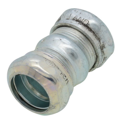 1/2" Steel EMT Compression Coupling