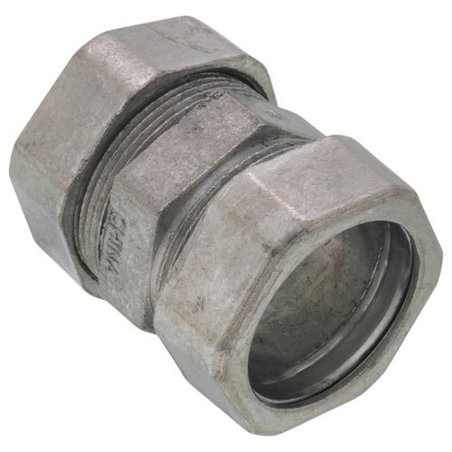 Main product image of 1" Zinc EMT Compression Coupling
