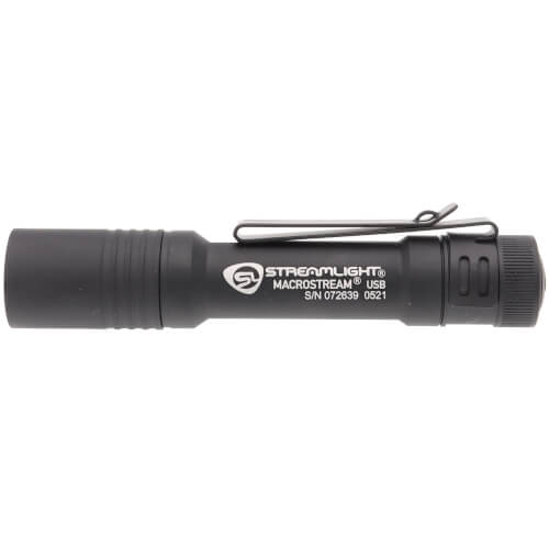 Macrostream Small USB Rechargeable LED Flashlight