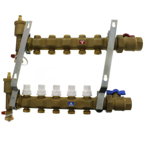 1" Manifold w/ Shut-Off Valves (5 Outlets)