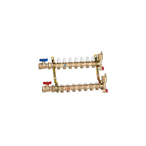 1-1/4" Manifold w/ Shut-Off Valves (10 Outlets)