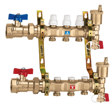 Main product image of 1-1/4" Inverted Manifold w/ Shut-Off Valves (3 Loops)