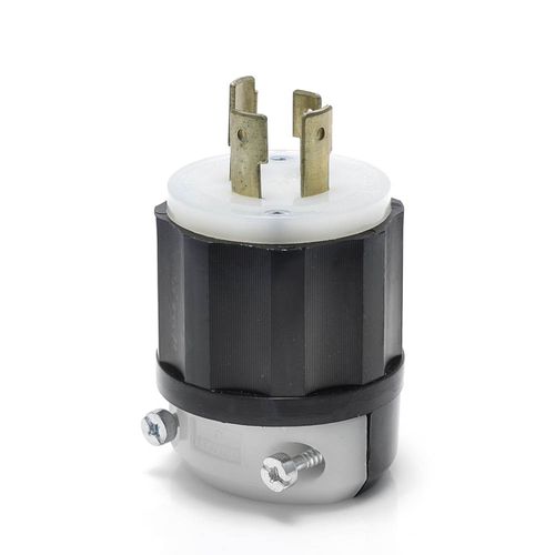 Main product image of Locking Plug, 20A, 347/600V Industrial Grade (Black) & White
