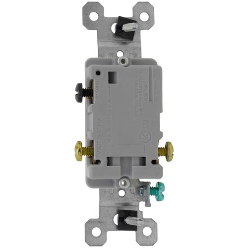 Main product image of Triple-Pole Grounding Toggle Switch, 15A - Ivory (120V)