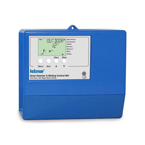 664 Tekmar 664 Snow Detector & Melting Control (Two Zone Two