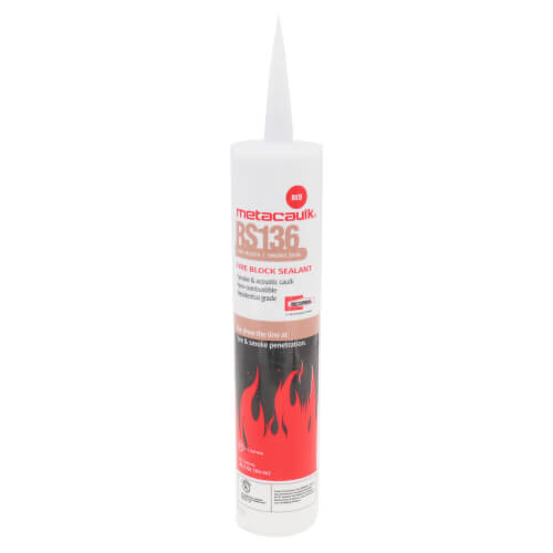 66408 Metacaulk 66408 10.3 oz. RS 136 Fire Block/Smoke Seal Red Caulk