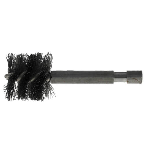 3/4" ID (7/8" OD) Power Copper Fitting Cleaning Plumbing Brush w/ 1/4" Hex Shank