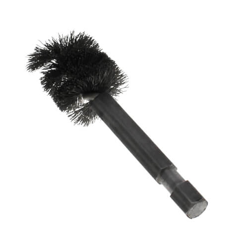 5/8" ID (3/4" OD) Power Copper Fitting Cleaning Refrigeration Brush w/ 1/4" Hex Shank