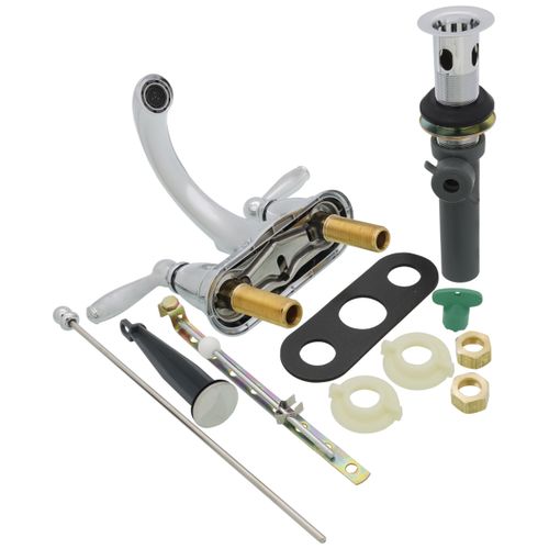 Main product image of Brantford Two-Handle Bathroom Faucet with Drain Assembly (Chrome), 66610