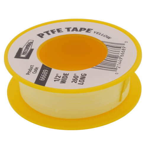 Main product image of 1/2" x 260" PTFE Thread Seal Tape (Yellow)