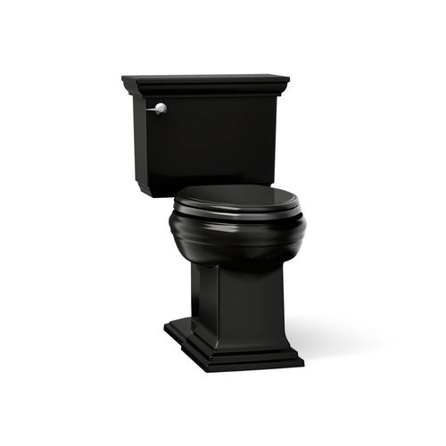 Main product image of Memoirs Stately Two-Piece Elongated w/ Concealed Trapway, 1.28 Gpf (Black), K-6669-7