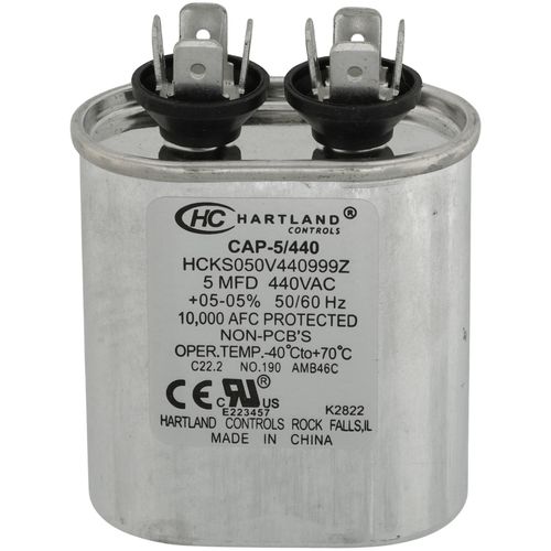 Main product image of 5 MFD 370v Oval Capacitor, 669241601