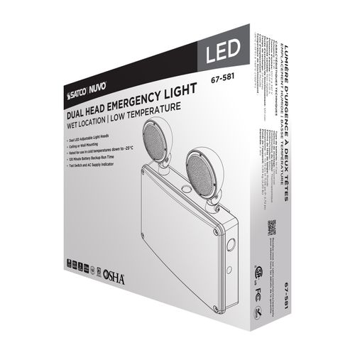 Main product image of Emergency Light, 120-347V, 2HR Backup, Universal Mounting, Wet Location, Low Temperature