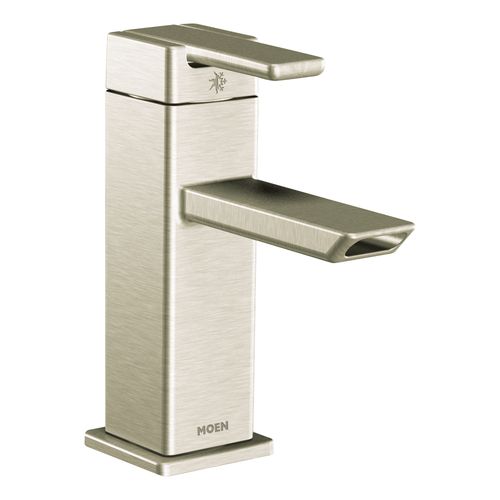 Main product image of 90 Degree Brushed Nickel 1 Handle 1.0 Gpm Bathroom Faucet, S6701BN