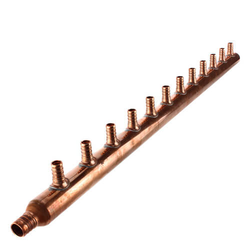 Main product image of 3/4" PEX x Spin Closed Manifold, 1/2" PEX Outlets (12 Outlets)