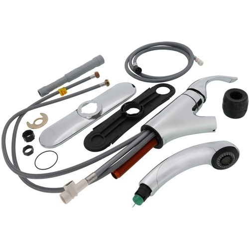 Main product image of Integra Single Handle Kitchen Faucet w/ Pullout Spout (Chrome), 67315C