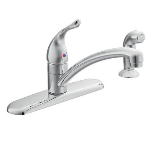 Main product image of Chateau Single Handle Kitchen Faucet w/ Spray (Chrome), 67430
