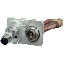 Model 67 18", 3/4" Copper Water Tube Inlet Freezeless Backflow Preventer Wall Hydrant (Rough Brass)