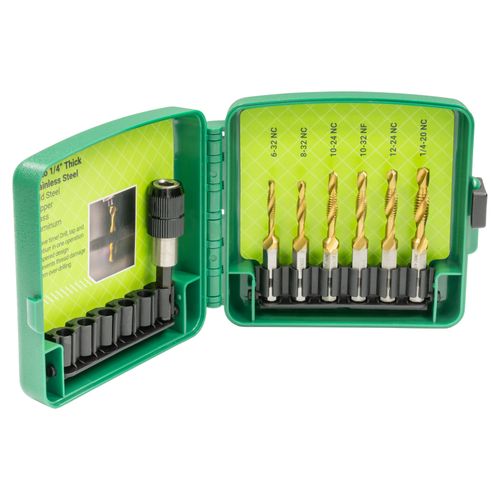 Main product image of Drill/Tap Bit Kit for Stainless Steel, Standard (7 Piece)
