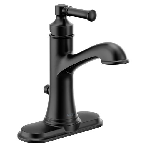 Main product image of Dartmoor Matte Black 1 Handle Bathroom Faucet, 6803BL