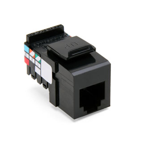 Main product image of Voice Grade Quickport, Jack, 6P6C (Black)