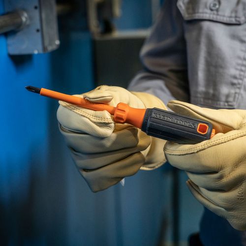 Main product image of Color-Coded Screwdriver Set (Phillips, Cabinet, Keystone, Demolition, Square, and Slotted) (14-Piece)