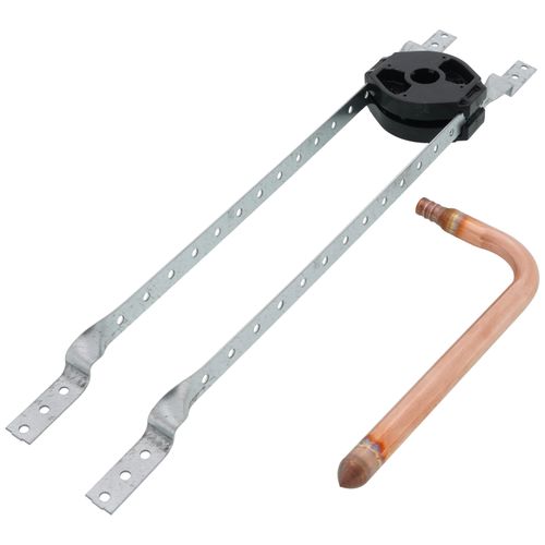 Main product image of 1/2" PEX Crimp Shower Riser Elbow Rough In Kit w/ 1 Lock Block for 16" Stud Bays
