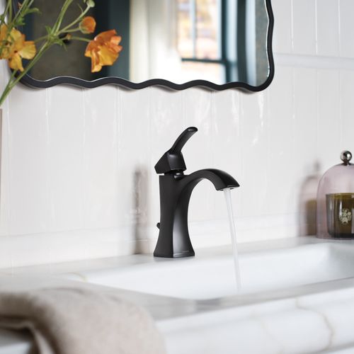 Main product image of Voss 1-Handle Bathroom Faucet, 6903BL (Matte Black)