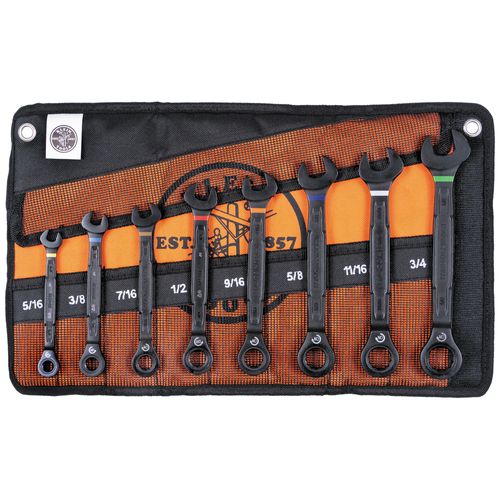 Main product image of 8 Piece 90-Tooth Ratcheting Box Wrench Set, SAE