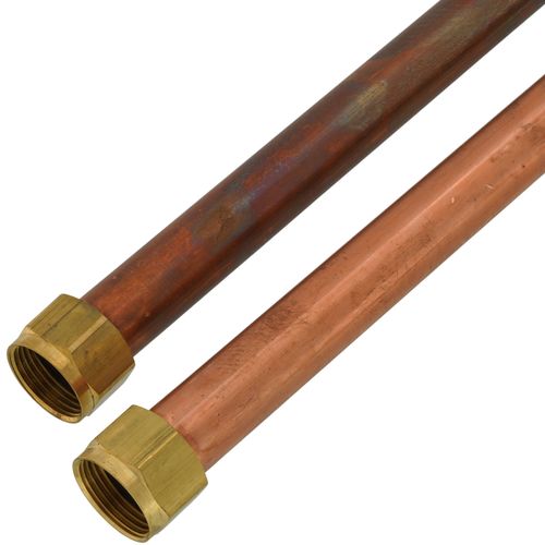 Main product image of 3/4" FIP Swivel x 3/4" CPVC 18" Copper Water Heater Connector Kit (Lead Free)