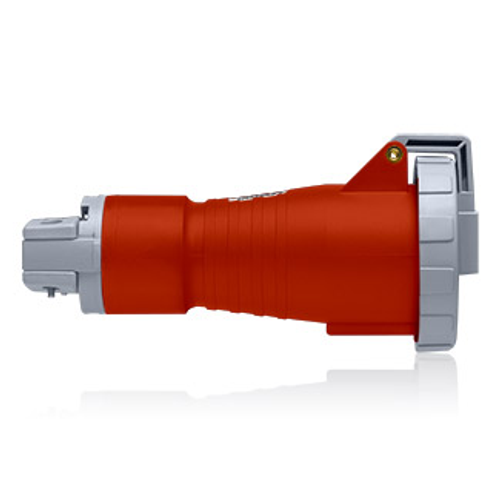 30A, 480V 2P, 3W, North American Pin & Sleeve Connector, IP67, Watertight, RED