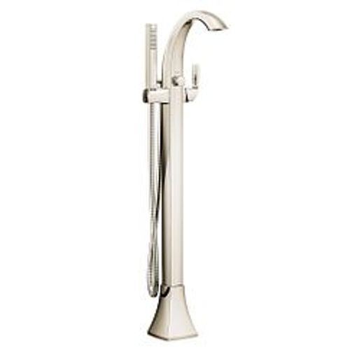 Main product image of Voss 1 Handle Tub Filler Includes Hand Shower (Polished Nickel), 695NL