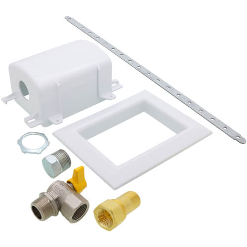 Gas Ox Box (Bagged) - 3/4" NPT Valve and Adapter for Iron Pipe