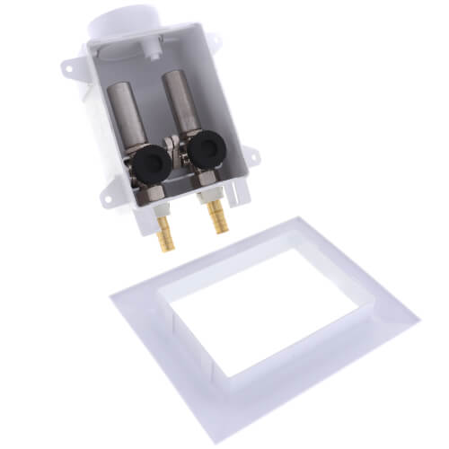 Main product image of 1/2" ASTM PEX F1807 Crimp Washing Machine Outlet Box w/ Water Hammer Arrestor