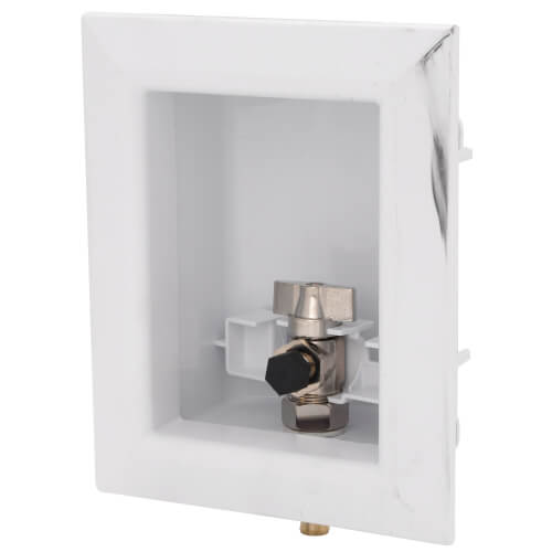OxBox Ice Maker Outlet Box Standard Pack - 1/2" PEX Crimp (Lead Free)