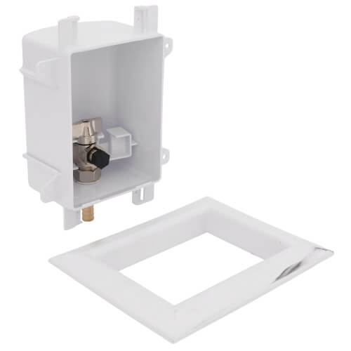OxBox Ice Maker Outlet Box Standard Pack - 1/2" PEX Crimp (Lead Free)