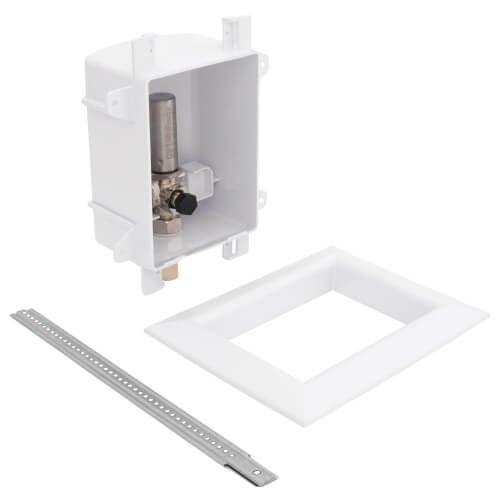 OxBox Ice Maker Outlet Box w/ Water Hammer Arrestor - 1/2" CPVC Male (Lead Free)