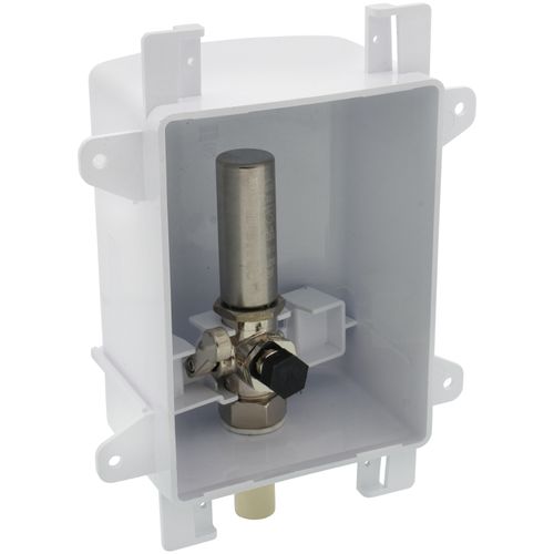 Main product image of OxBox Ice Maker Outlet Box w/ Water Hammer Arrestor Rough-In Pack - 1/2" CPVC Male (Lead Free)