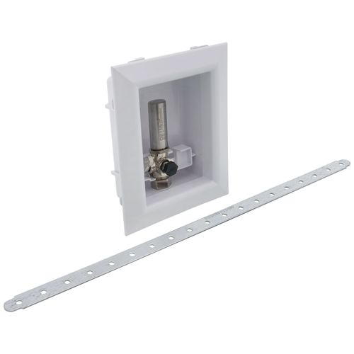 Main product image of OxBox Ice Maker Outlet Box w/ Water Hammer Arrestor - 1/2" F1960 PEX Expansion Connection (Lead Free)