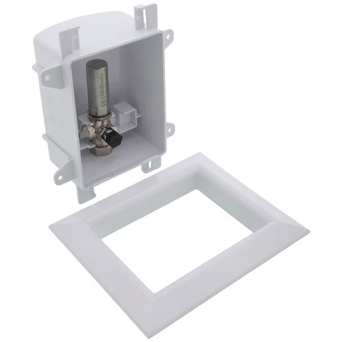 Main product image of OxBox Ice Maker Outlet Box w/ Water Hammer Arrestor - 1/2" F1960 PEX Expansion Connection (Lead Free)