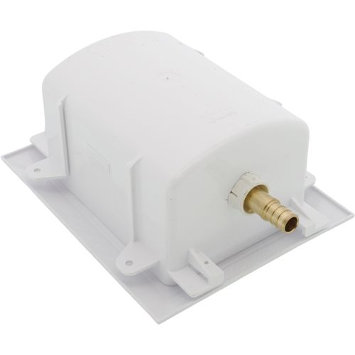 OxBox Toilet/Dishwasher Outlet Box w/ Mini-rester Water Hammer Arrester - 1/2" PEX Crimp Connection (Lead Free)