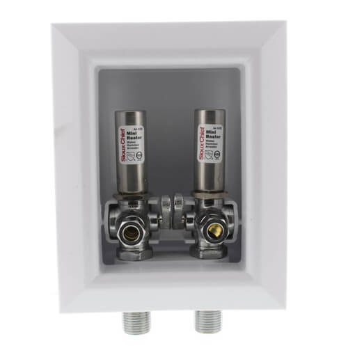 Main product image of OxBox Lavatory Outlet Box w/ Mini-Rester Water Hammer Arrester - 1/2" Female Sweat Connection (Lead Free)