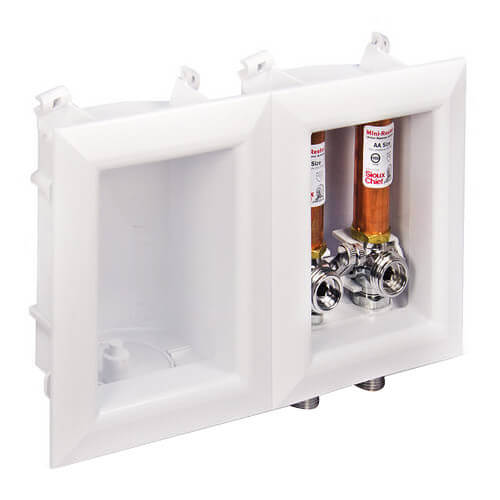 696G2313MF Sioux Chief 696G2313MF OxBox Washing Machine Outlet Box w/ MiniRester Water