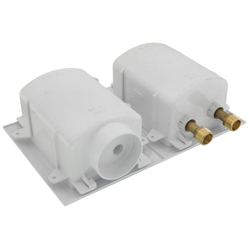Main product image of OxBox Washing Machine Outlet Box w/ Mini-Rester Water Hammer Arrester Std. Pk, 1/2" Sweat, 1/2" MIP (Lead Free)