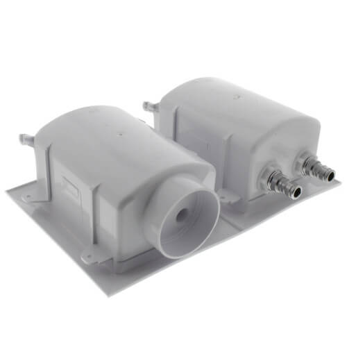 OxBox Washing Machine Outlet Box w/ Mini-Rester Water Hammer Arresters Standard Pack - 1/2" Expansion PEX (No Lead)