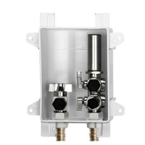 Main product image of 1/2" F1960 PEX Kitchen Supply Outlet Box- 1" x 3/8" Hot, 1" x 3/8" Cold, 1" x 1/4" Cold