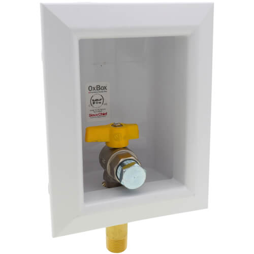 Fire-Rated Gas Ox box - 1/2" NPT Valve