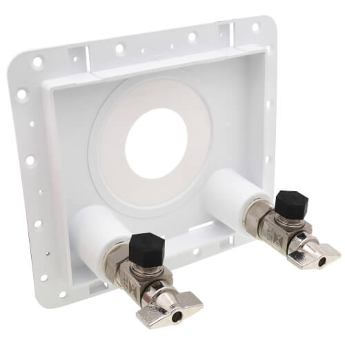 1/2" Male Sweat/Press/Push Inlet x 3/8" OD Compression OmniPanel Dual Valve Access Panel