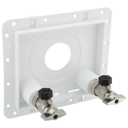 Main product image of OmniPanel Dual Valve Access Panel (1/2" F1960 PEX Inlet and 3/8" OD Compression Outlet)