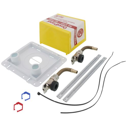 Main product image of 1/2" F1807 PEX Inlet x 3/4" Male Hose Thread OmniPanel Dual Valve Access Panel